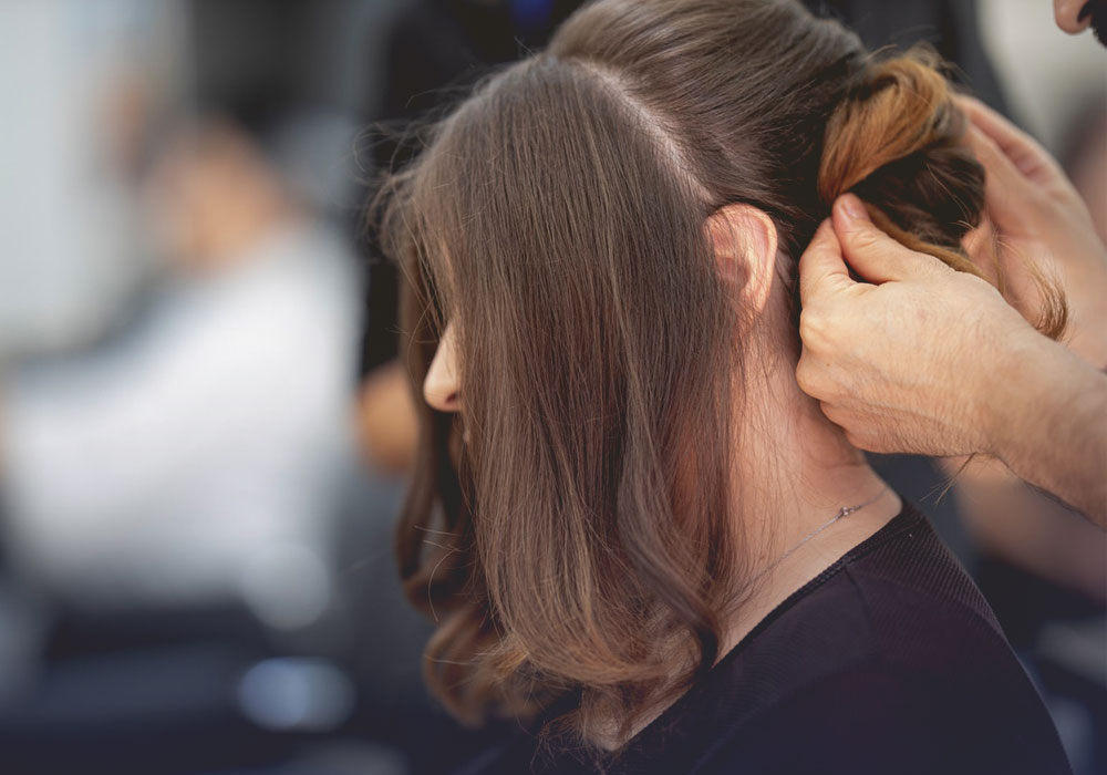 Services hair styling service